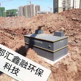 重慶安裝污水提升泵站公司 安裝一體化污水處理設備 生產玻璃鋼化糞池生化池