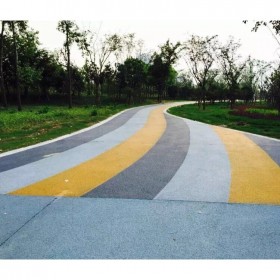 彩色透水砼 多孔無砂透水混凝土  材料源頭廠家銷售批發   專業施工免費指導    壓花地坪免費試用磨具