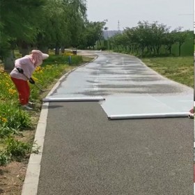 自貢市透水地坪 彩色透水混凝土生產廠家  透水罩面劑 生態透水砼粘接劑 透水混凝土5公分包工包料 現場施工免費指導  量大送貨到工地