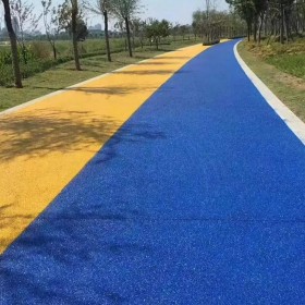 渝中區 彩色透水混凝土材料生產廠家、透水混凝土粘接劑、罩面劑價格