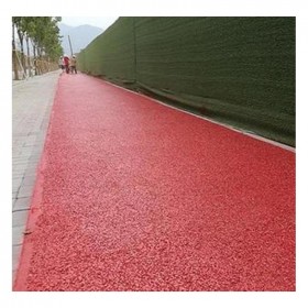 60厚彩色混凝土 操場(chǎng)彩色混凝土 C25彩色透水混凝土