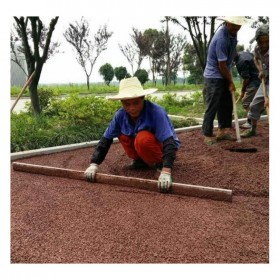 樂山市彩色透水混凝土材料生產廠家 透水地坪材料