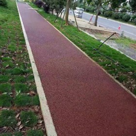 晉中市 彩色透水混凝土 透水混凝土粘結劑推薦廠家 適用于園林景觀、市政建設等