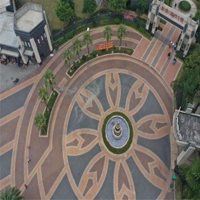 大渡口區 彩色透水混凝土材料生產廠家 壓花地坪材料生產廠家 可包工包料多種選擇