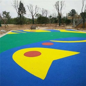 宜賓市 透水地坪 彩色透水混凝土材料廠家 生態透水砼粘接劑  透水混凝土施工比例 施工技術指導