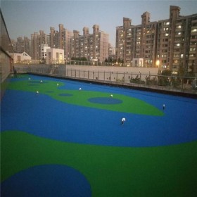 簡陽市 彩色透水混凝地坪材料增強劑 彩色透水混凝土生產廠家   透水混凝土價格一平米多少錢  彩色透水路面價格