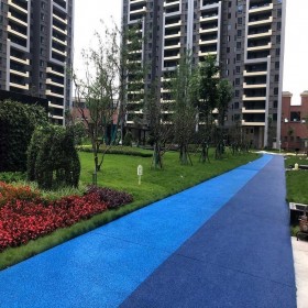 永川區10cm彩色透水硂 彩色透水混凝土材料生產廠家 壓模混凝土材料廠家 做工精細