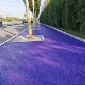 渝中區 彩色透水混凝土材料廠家 小區透水道路 公園透水地坪 廠家免費指導施工