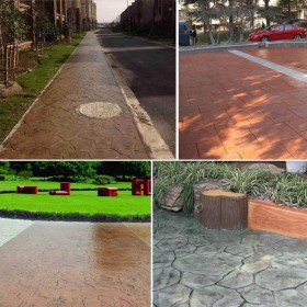 崇州市 壓膜混凝土 彩色壓印地面廠家 混凝土壓模材料 壓花地坪材料彩色強(qiáng)化劑 廠家材料批發(fā)