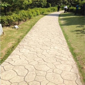 南岸區(qū) 彩色壓花路面 藝術(shù)壓模地坪 豪軒地坪廠家材料批發(fā) 送貨到工地