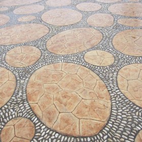 文山地區 壓花地坪 壓印混凝土廠家 彩色壓印路面 藝術壓印地坪 彩色壓膜混凝土施工 廠家免費施工指導