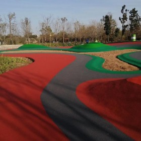 透水地坪廠家供應材料  彩色耐磨混凝土 現貨提供