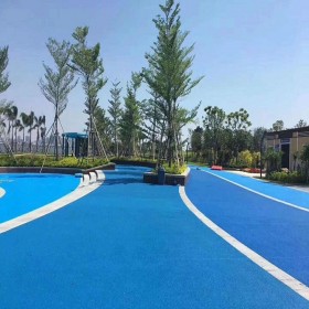 西安市 環保透水混凝土 人行道彩色透水混凝土 材料廠家