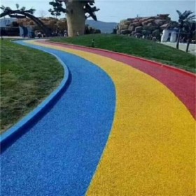 彩色透水路面 透水性混凝土彩色路面 盲打透水混凝土 厚度施工圖