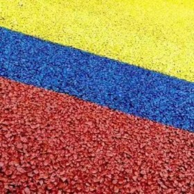 操場彩色透水混凝土 彩色整體透水地面 生態(tài)透水砼 做工精細(xì)