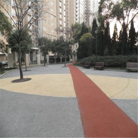 彩色透水混凝土 透水地坪粘接料廠家 透水砼顏色料 透水地坪報價 批發價格