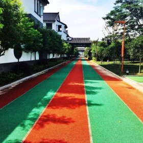 彩色透水混泥土 彩色透水混泥土地坪 10cm彩色透水砼 生產廠家 廠家直銷