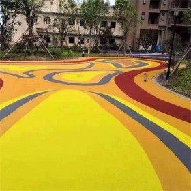 混凝土透水地坪 彩色透水混凝土路面 環保透水混凝土 廠家生產地坪漆銷售