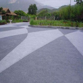 透水混凝土街道 彩色地面透水混凝土 生態透水地坪材料 專業廠家直銷