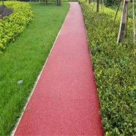 c25彩色耐磨混凝土 海綿城市透水砼 透水粘接劑廠家送貨到工地