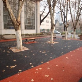 彩色強固透水混凝土 c25彩色透水混凝土 透水彩色路面 值得信賴