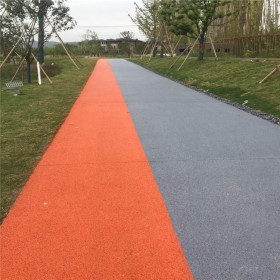 彩色透水混凝土生產廠家 生態透水混凝土材料廠家 透水混凝土粘接劑  免費送貨到工地