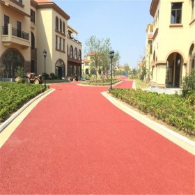 彩色生態透水混凝土地 彩色透水混凝土材料生產廠家 透水混凝土材料報價 量大送貨到工地