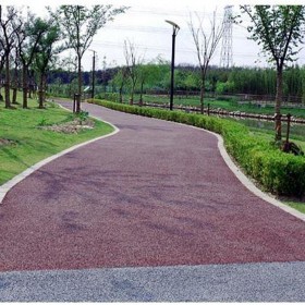 彩色混凝土路 透水混凝土原料 C30彩色透水混凝土 廠家直供