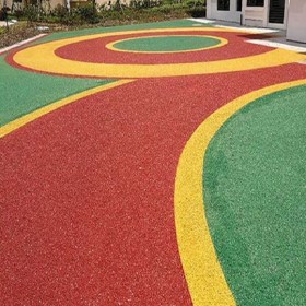 普通彩色透水混凝土 彩色地面透水混凝土 生態透水地坪 報價表