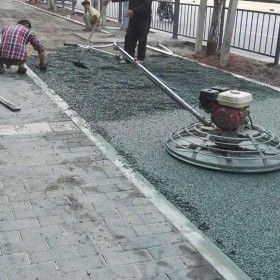 彩色透水砼 生態彩色透水混凝土 市政建設、學校操場地坪 免費到地指導