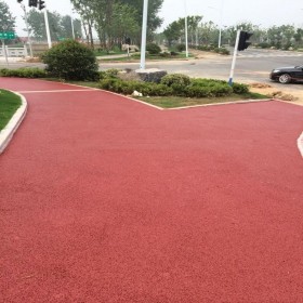 生態透水混凝土材料 彩色地面透水混凝土 透水地坪