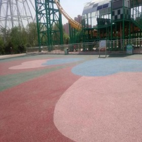 露石子透水混凝土 彩色整體透水路面 生態(tài)透水路面 收費標(biāo)準(zhǔn)