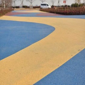 露骨地坪 彩色透水混凝土 細(xì)粒式彩色混凝土 生態(tài)透水地坪