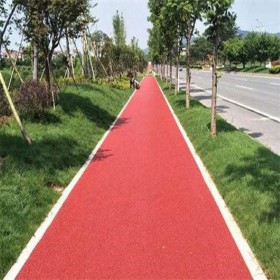 透水性混凝土彩色路面 廣場彩色透水混凝土 生態(tài)透水地坪 生產廠