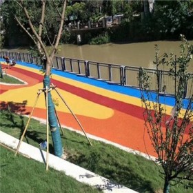 c25彩色混凝土 廣場透水混凝土 園林景觀彩色混凝土 生態透水地坪 材料廠家