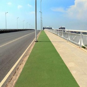 園林道路透水彩色混凝土 生態透水混凝土 彩色透水砼 豪軒值得信賴的材料廠家