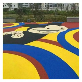 遂寧彩色透水混凝土 彩色藝術壓花地坪