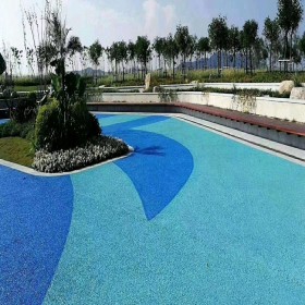 宜賓市 透水彩色混凝土 彩色透水路面 生態(tài)透水混凝土 材料廠家