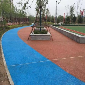 彩色整體透水混凝土 生態透水地坪 路面透水混泥土 材料廠家直銷送貨到工地