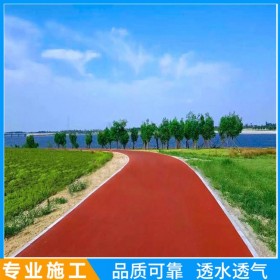 徐州市 生態透水混凝土 彩色透水地面 無砂透水混凝土 露骨彩色透水混凝土 施工方案