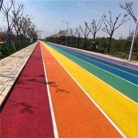 畢節地區 透水性混凝土彩色路面 無砂透水混凝土 花紋景觀彩色混凝土 透水混凝土原材料廠家