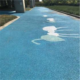 盤錦市 環保透水混凝土 廣場彩色透水混凝土 海綿城市透水地坪 材料廠家直銷