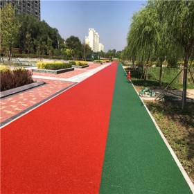 南川區 c25彩色耐磨混凝土 海綿城市透水砼 生態透水混凝土 材料廠家報價