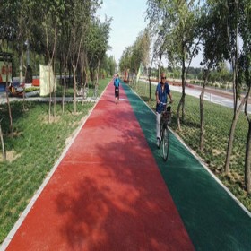 滁州市 生態透水水泥混凝土 海綿透水地坪 商業街彩色混凝土 材料廠家直銷