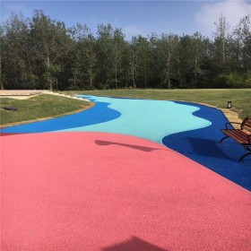 池州市 小區彩色混凝土 海綿城市透水砼 生態透水地坪 配比 報價表