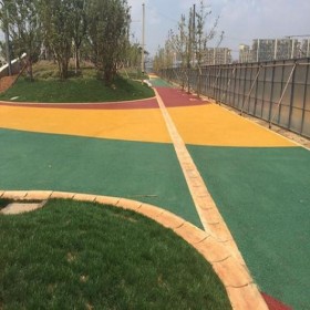 承德市 c25彩色耐磨混凝土 生態透水混凝土道路 海綿城市透水地坪 生產企業