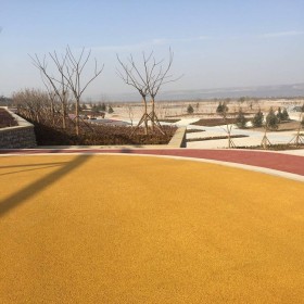 眉山市 廣場彩色透水混凝土 生態透水水泥混凝土 彩色透水地坪 專業廠家出售