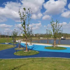 綿陽市 透水混凝土 c30彩色透水混凝土 花紋景觀彩色混凝土 生態透水混凝土道路 原材料廠家批發