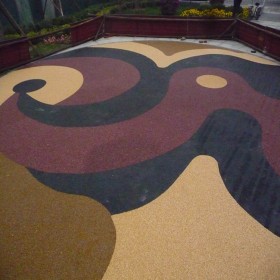 黃南 人行道彩色透水混凝土 普通透水混凝土 無砂透水混凝土 海綿城市道路 專業廠家出售