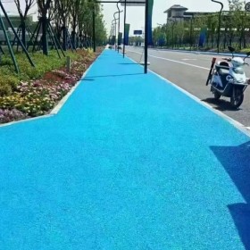 瀘州專業彩色透水混凝土 彩色透水水泥混凝土 彩色透水地坪生產廠家